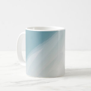 Graublau und beige Gradienten. Kaffeetasse