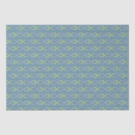 Graublaue Aquamarin-gelbe Grauschere Musterkunst Seidenpapier