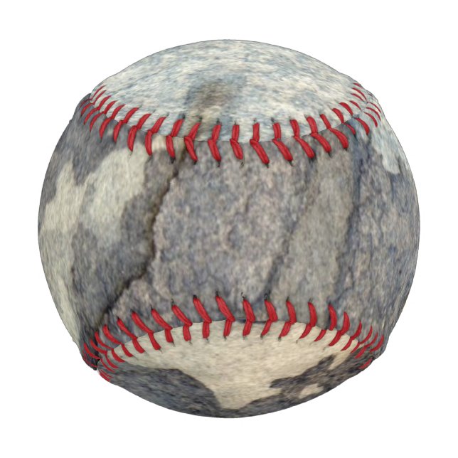graublaue Hintergrundfarbe 2 Baseball (Vorderseite)