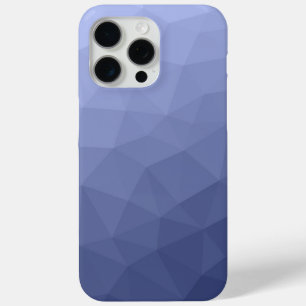 Graublauer Ombre-Verlaufs-Geometrie-Netzmuster Case-Mate iPhone Hülle