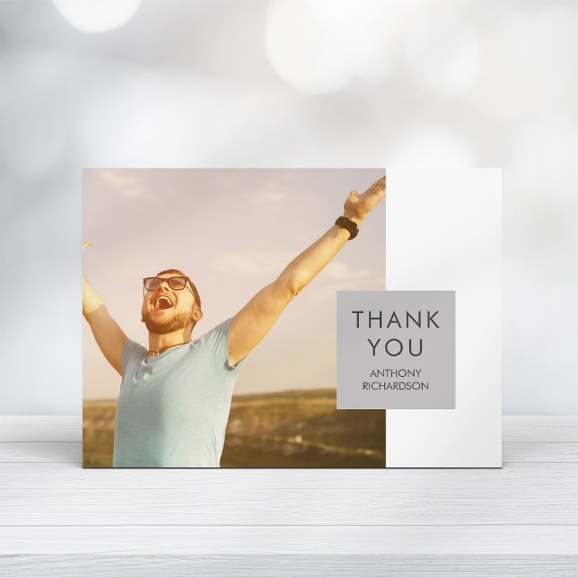 Graublock | Foto Graduate Vielen Dank Einladung (Von Creator hochgeladen)