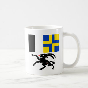 Graubunden, die Schweiz-Flagge Kaffeetasse