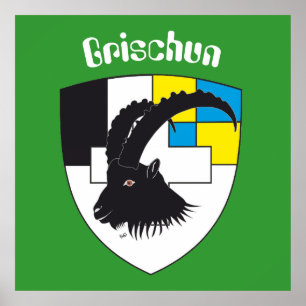 Graubünden Grigioni Grischun Poster
