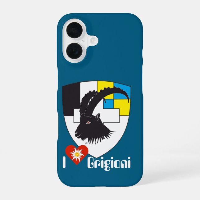 Graubünden Grischun Grigioni iPhone Hüllen 16 Hülle (Rückseite)