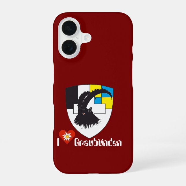 Graubünden Grischun Grigioni iPhone Hüllen iPhone 16 Hülle (Rückseite)