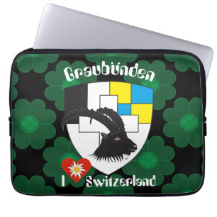 Graubünden Grischun Grigioni Laptop Schutzhüllen Laptopschutzhülle