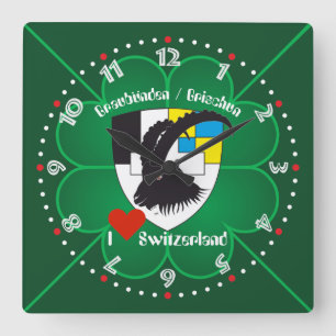 Graubünden Grischun Grigioni Schweiz Svizra Uhr