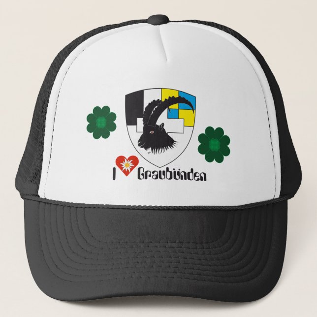 Graubünden Schweiz Mütze (Vorderseite)