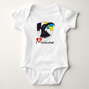 Graubünden Schweiz T-Shirt Baby Strampler