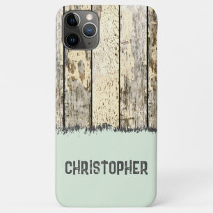 Graucreme und rustikale Imitate aus Holz geben den Case-Mate iPhone Hülle