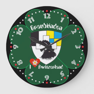 Grauden Grischun Grigioni Schweiz Svizra Uhr