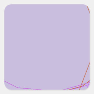 Graue 8297 abstrakte Kunst Quadratischer Aufkleber