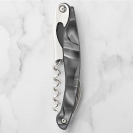 Graue, abgerundete Formen, in hellen Tönen Kellnermesser