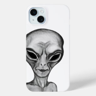 Graue Alien Case-Mate iPhone Hülle