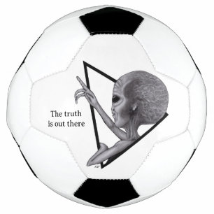 Graue Alien, die Wahrheit ist da draußen Fußball