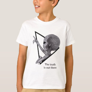 Graue Alien, die Wahrheit ist da draußen T-Shirt