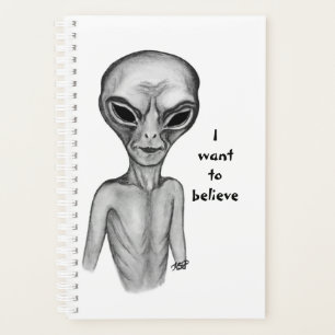 Graue Alien, ich wollte Planner zu glauben Planer