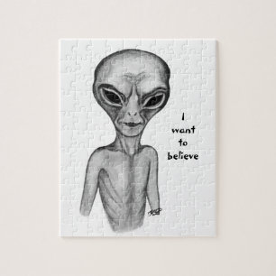Graue Alien, ich wollte zu glauben