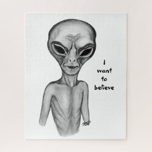 Graue Alien, ich wollte zu glauben