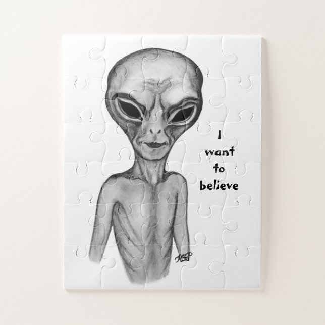 Graue Alien, ich wollte zu glauben (Vertikal)