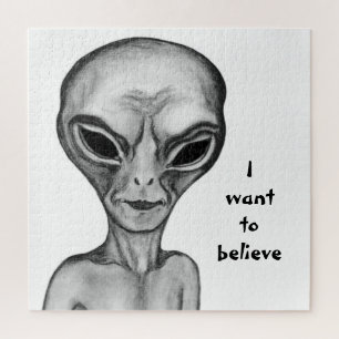 Graue Alien, ich wollte zu glauben