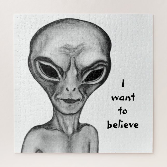 Graue Alien, ich wollte zu glauben (Vertikal)