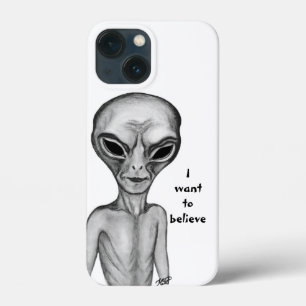 Graue Alien, ich wollte zu glauben Case-Mate iPhone Hülle