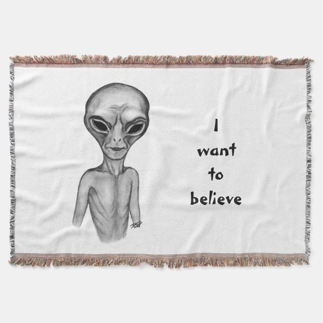 Graue Alien, ich wollte zu glauben Decke (Vorderseite)