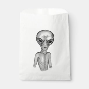 Graue Alien, ich wollte zu glauben Geschenktütchen