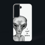 Graue Alien, ich wollte zu glauben Samsung Galaxy Hülle<br><div class="desc">Gray Alien ,  Fantasy Art Pencil Zeichnend von Krisi ArtKSZP >>> Mehr Produkte im Store Category >>> Alien >> Grau Alien</div>