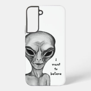 Graue Alien, ich wollte zu glauben Samsung Galaxy Hülle