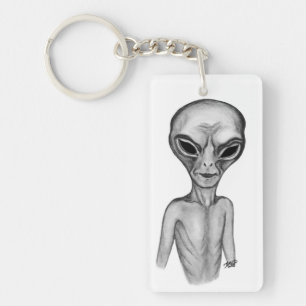 Graue Alien, ich wollte zu glauben Schlüsselanhänger