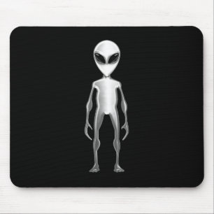 Graue Alien Mousepad
