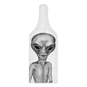 Graue Alien Schneidebrett