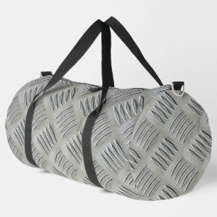 Graue Aluminium-Diamant-Plattenstruktur Duffle Bag
