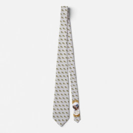 Graue amerikanische Flagge Necktie mit Eagle Krawatte