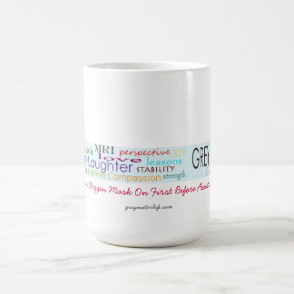 Graue Angelegenheits-Leben-Tasse Kaffeetasse