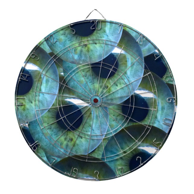 graue Augapfel Dartscheibe (vorne)