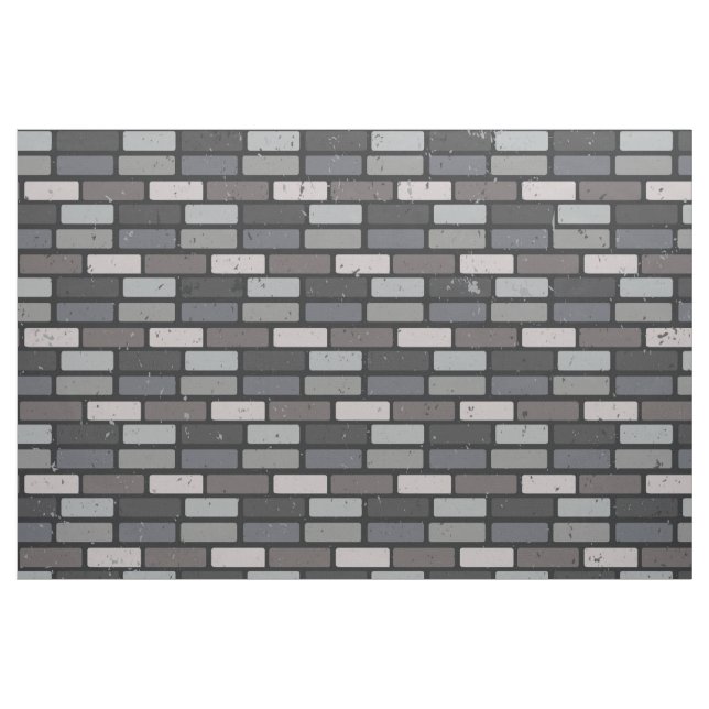 Graue Backsteinmauer Stoff (Yard (91,4 cm))