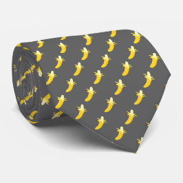 Graue Bananen-Krawatte Krawatte