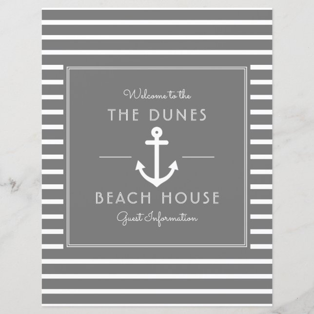 Graue Beach House Ferienvermietung Vorderseite (Vorderseite)