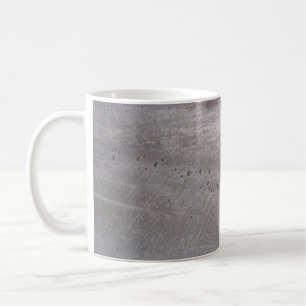 Graue Betonwandputz Kaffeetasse