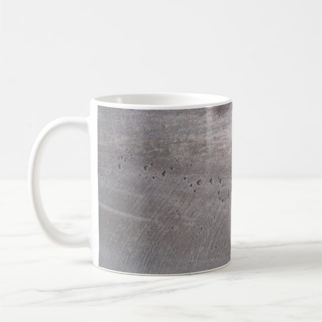 Graue Betonwandputz Kaffeetasse (Links)