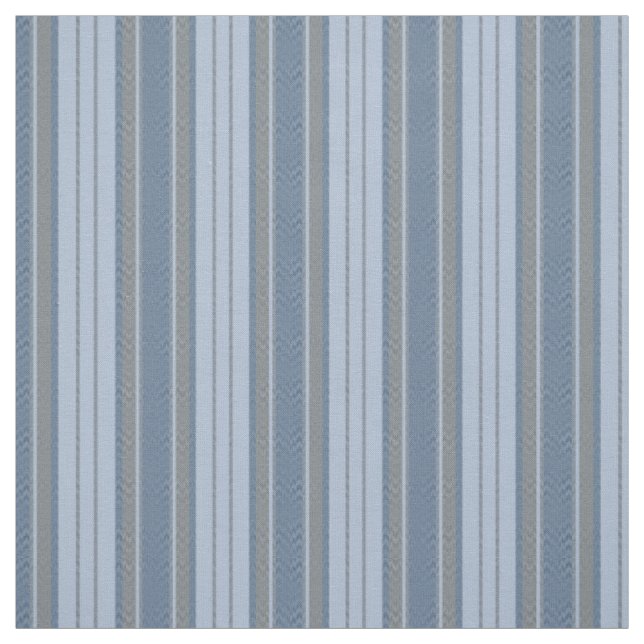 Graue blaue Chevronstreifen Stoff (Muster)