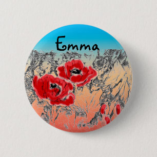 Graue Blume, Pfefferlinge, Blumengras Button