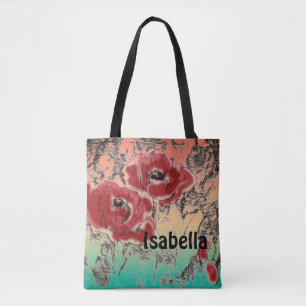 Graue Blume, Pfefferlinge, Blumengras Tasche