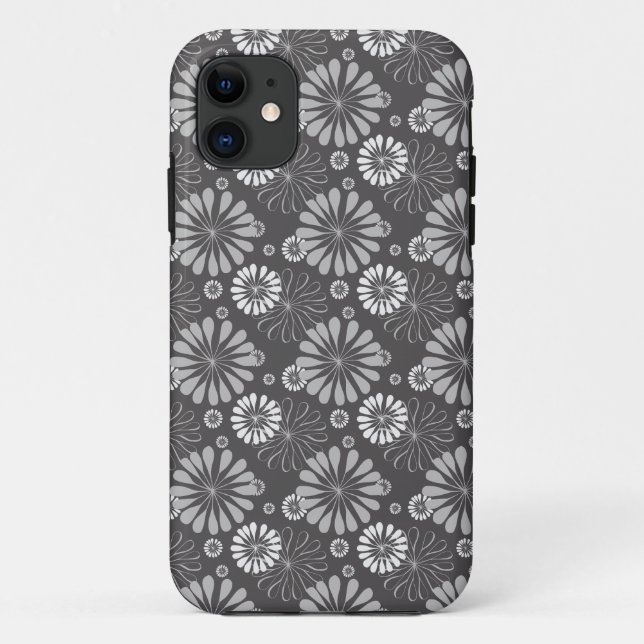graue Blumenkiste Case-Mate iPhone Hülle (Rückseite)