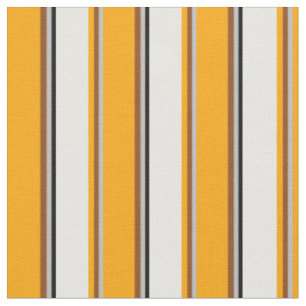 Graue, braune, orangefarbene, weiße und schwarze L Stoff