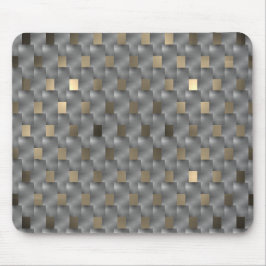 Graue Bretter auf hellbraunem bis dunklem Hintergr Mousepad