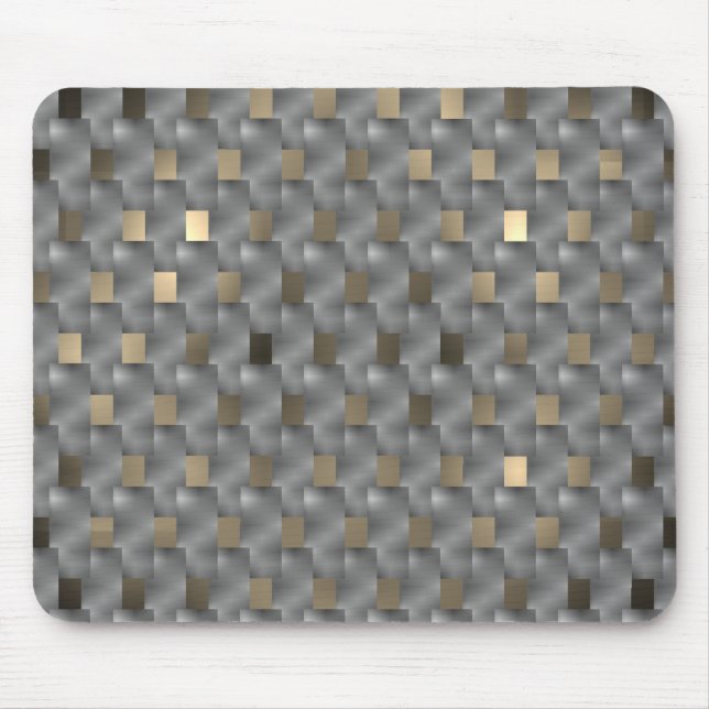 Graue Bretter auf hellbraunem bis dunklem Hintergr Mousepad (Vorne)